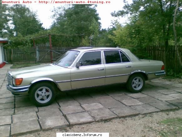de vanzare un alt w116 280se+gpl cu inchidere si trapa electrica. ca pret 1200 euro si iar pt mai