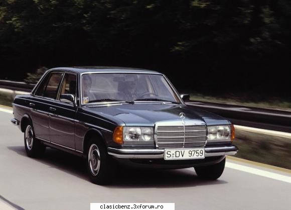 mercedes w123 sau mai bine cunoscut ca si ''cobra'' este probabil cel mai de succes model al